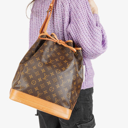 Louis Vuitton Noe Grande GM Schultertasche Monogram Canvas 1993