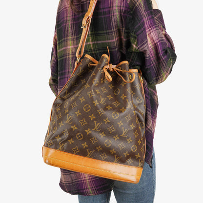 Louis Vuitton Noe Grande GM Monogram Canvas Schultertasche