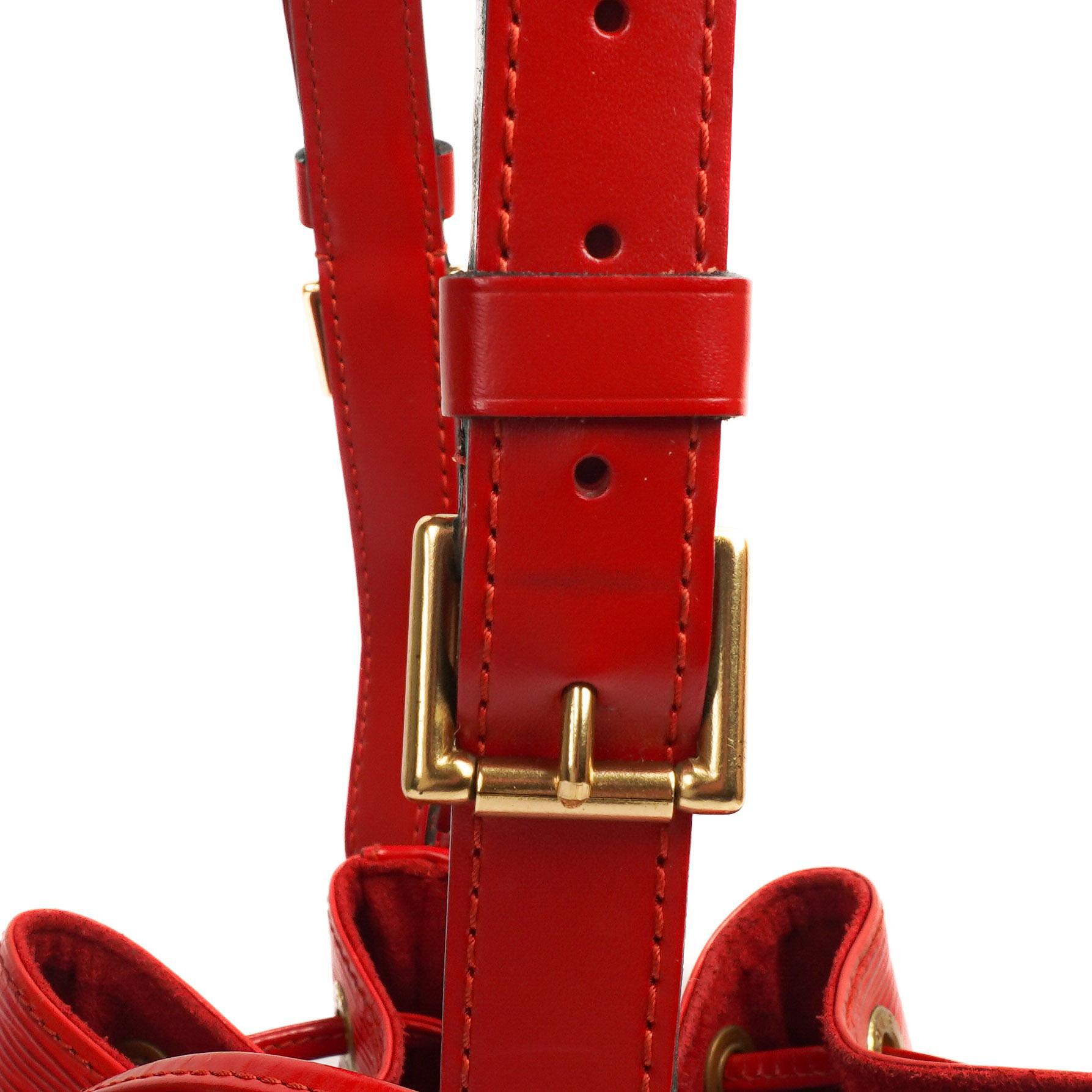Louis Vuitton Noe Grande GM Rot EPI Leder Schultertasche
