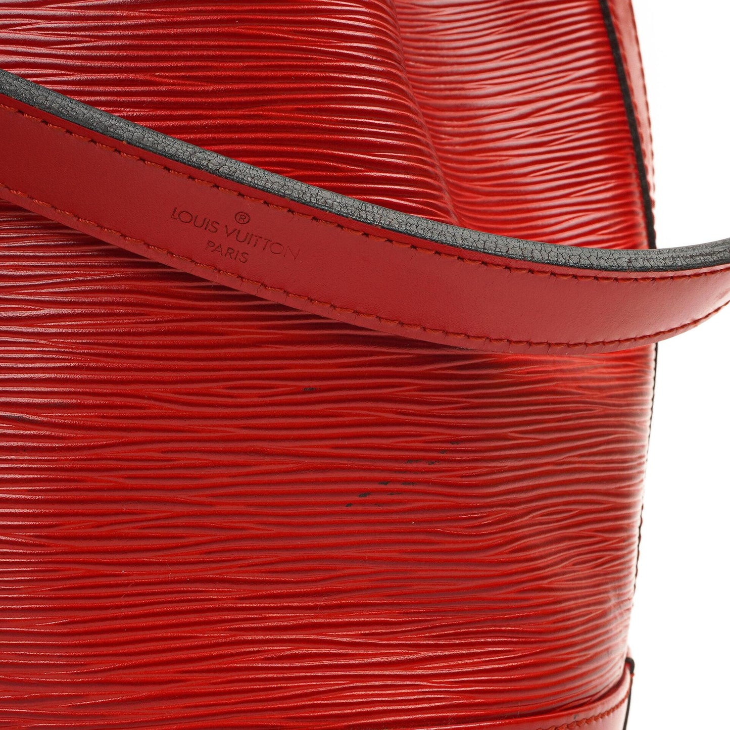 Louis Vuitton Noe Grande GM Rot EPI Leder Schultertasche