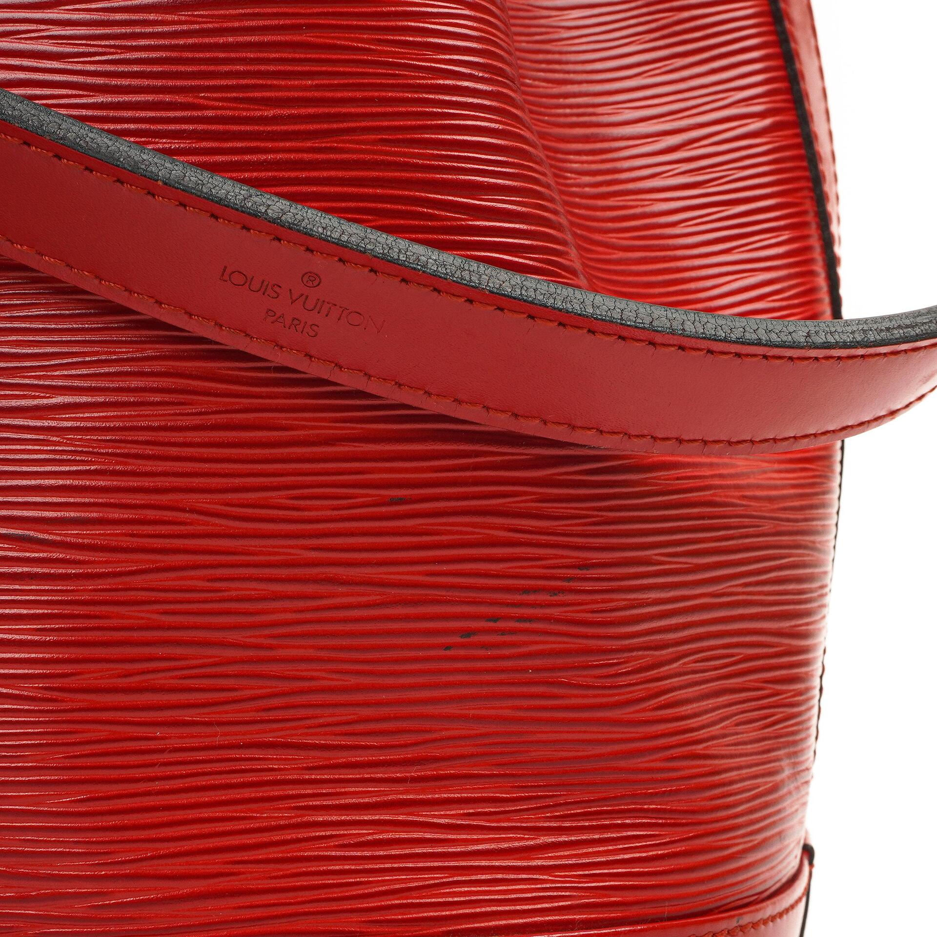 Louis Vuitton Noe Grande GM Rot EPI Leder Schultertasche