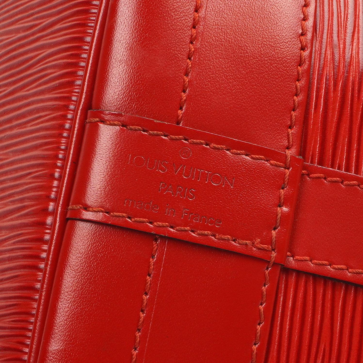Louis Vuitton Noe Grande GM Rot EPI Leder Schultertasche