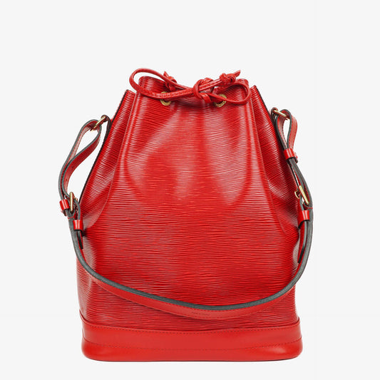 Louis Vuitton Noé Grande GM Schultertasche aus rotem Epi Leder