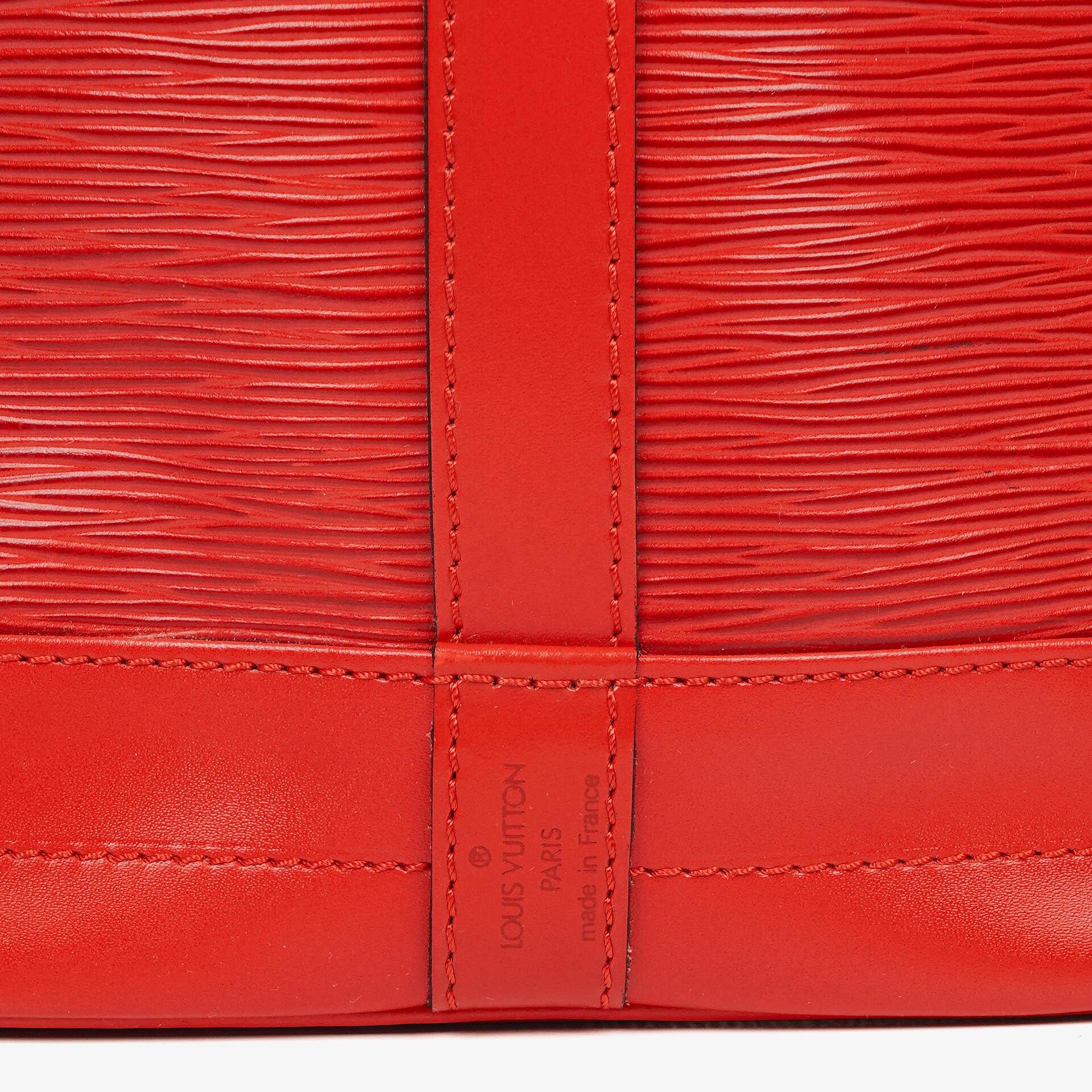 Louis Vuitton Noé Grande GM Schultertasche aus rotem Epi Leder
