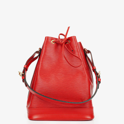Louis Vuitton Noe Grande GM Schultertasche aus rotem Epi Leder