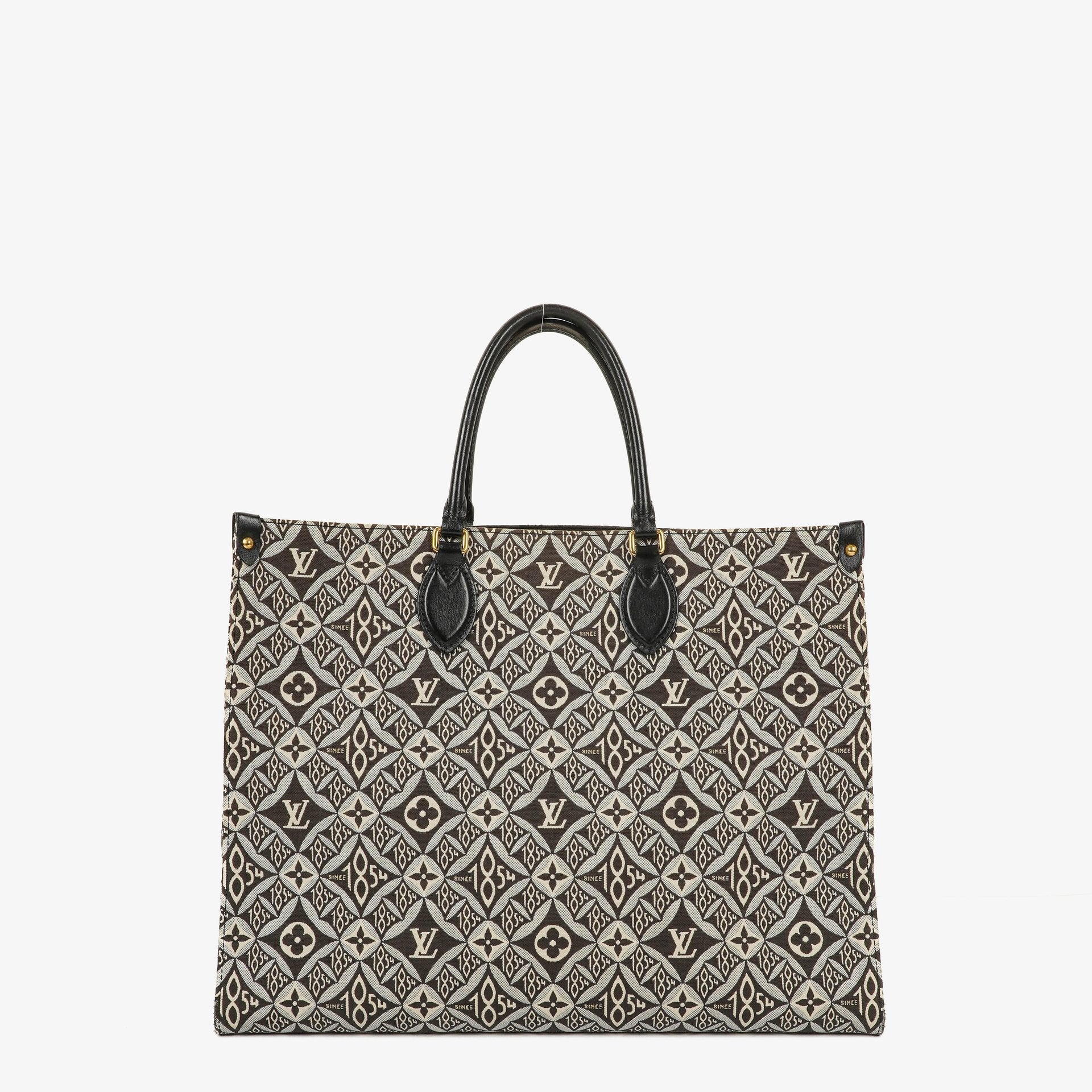 Louis Vuitton Onthego GM Tote Bag aus Gris Since 1854 Canvas