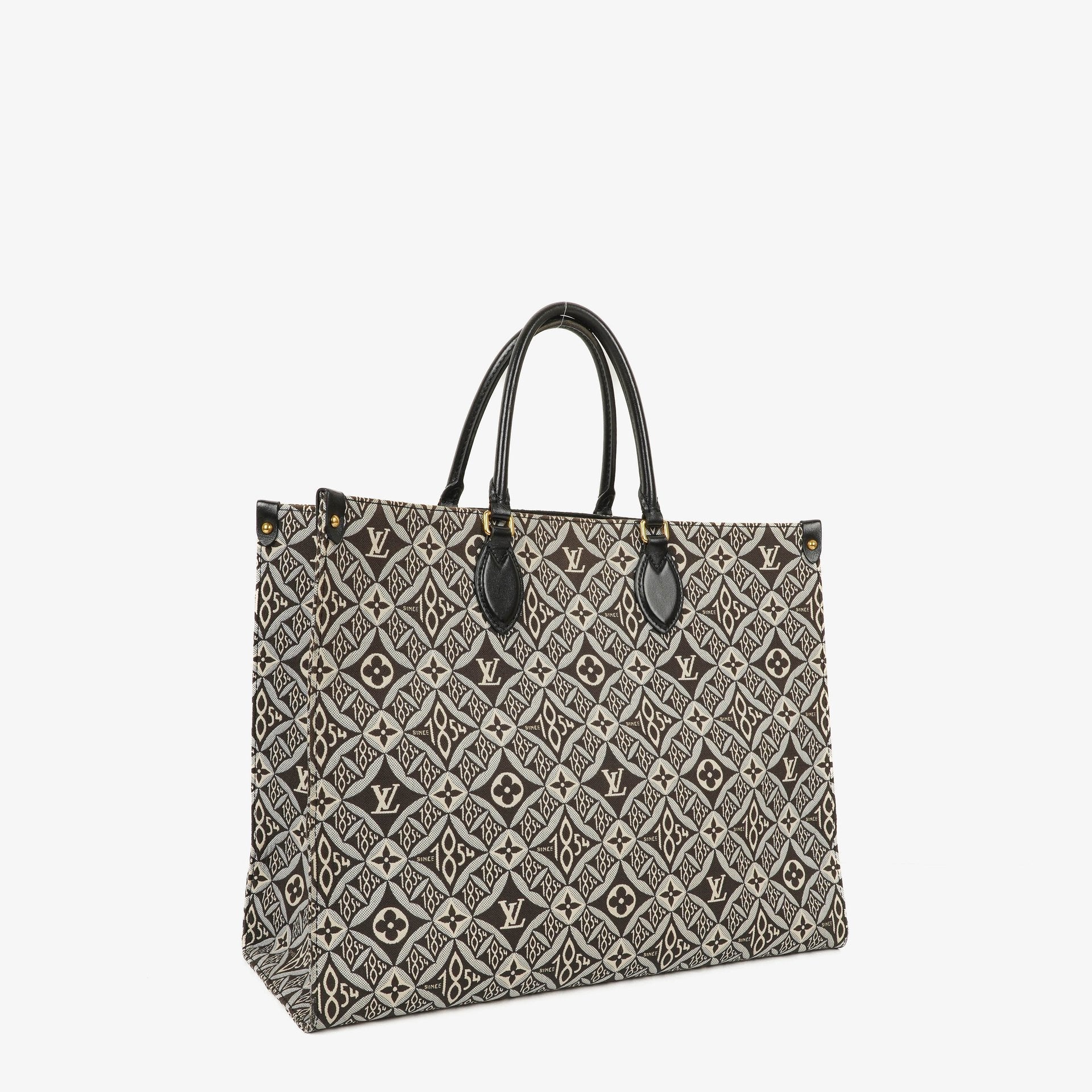 Louis Vuitton Onthego GM Tote Bag aus Gris Since 1854 Canvas