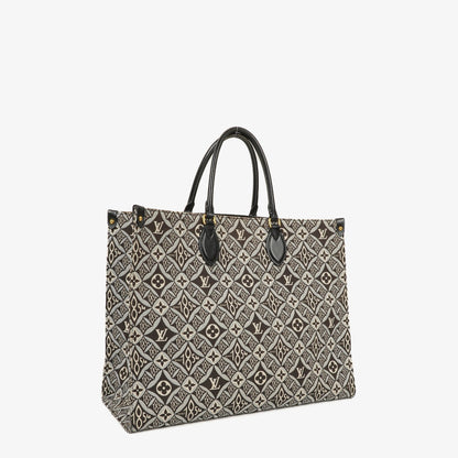Louis Vuitton Onthego GM Tote Bag aus Gris Since 1854 Canvas