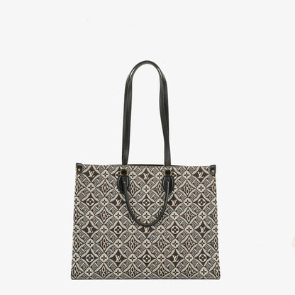 Louis Vuitton Onthego GM Tote Bag aus Gris Since 1854 Canvas