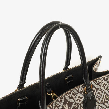 Louis Vuitton Onthego GM Tote Bag aus Gris Since 1854 Canvas