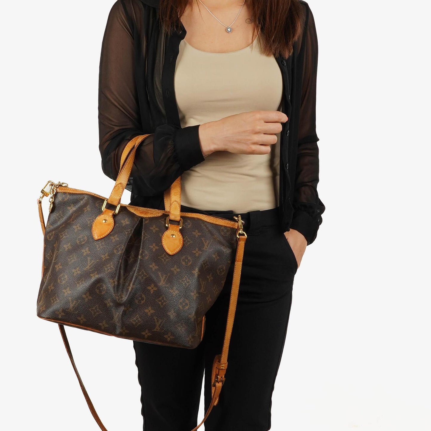 Louis Vuitton Palermo PM Schultertasche aus Monogram Canvas