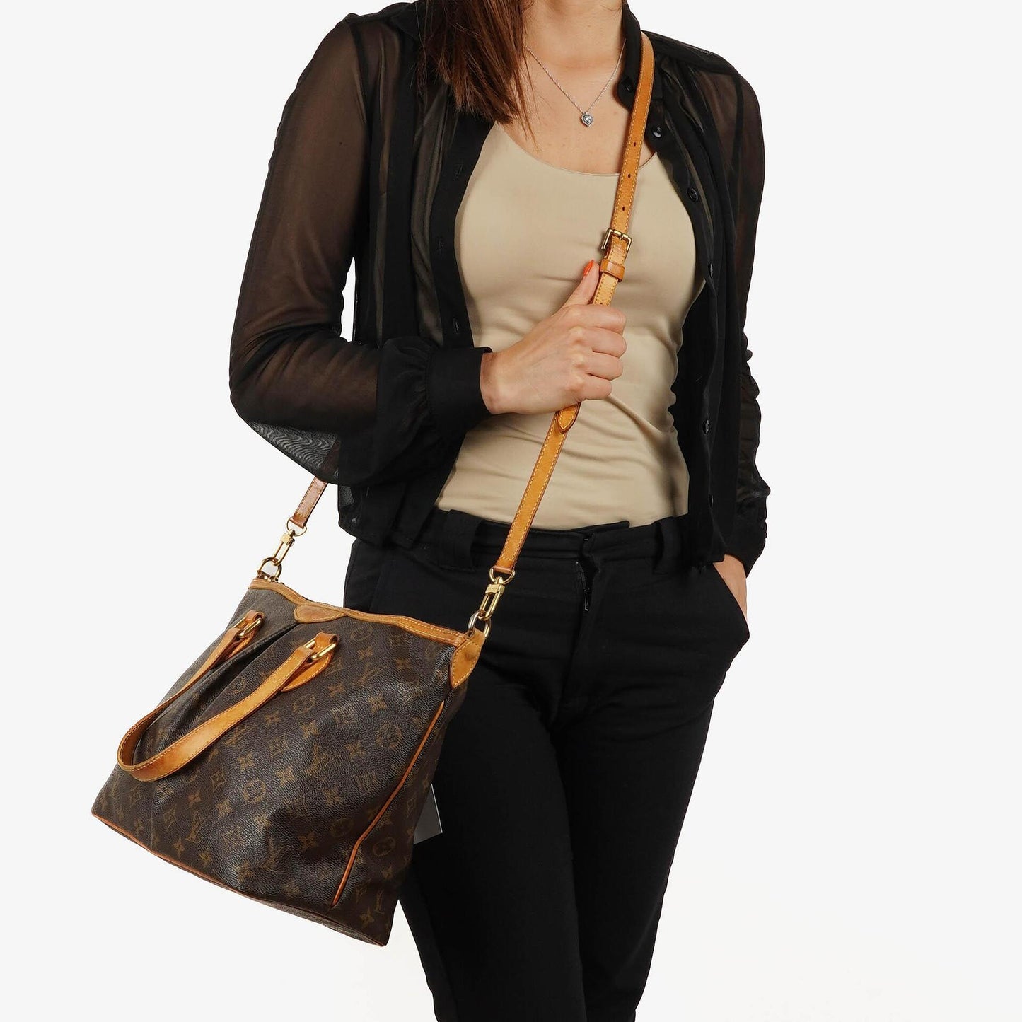 Louis Vuitton Palermo PM Schultertasche aus Monogram Canvas