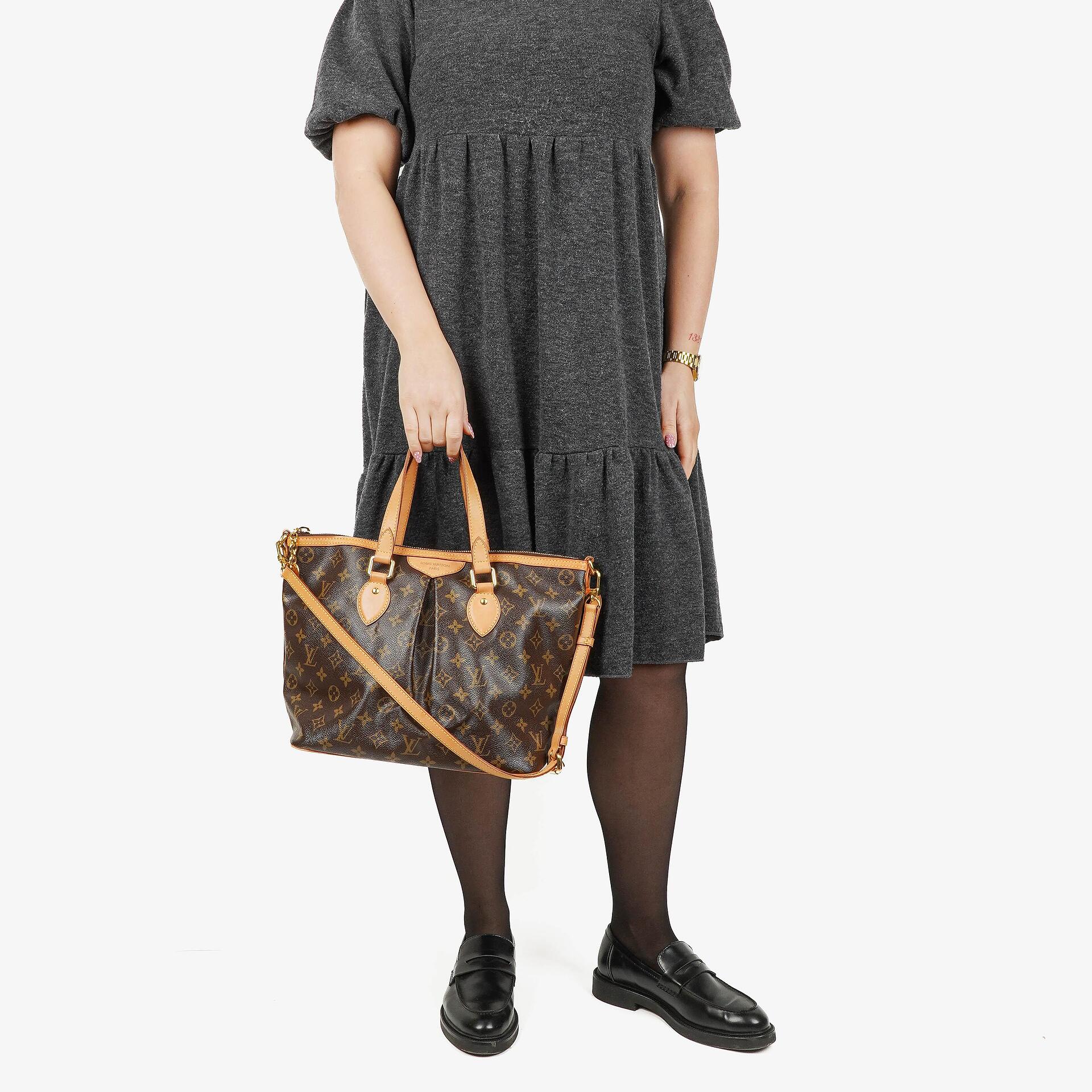 Louis Vuitton Palermo PM Schultertasche aus Monogram Canvas