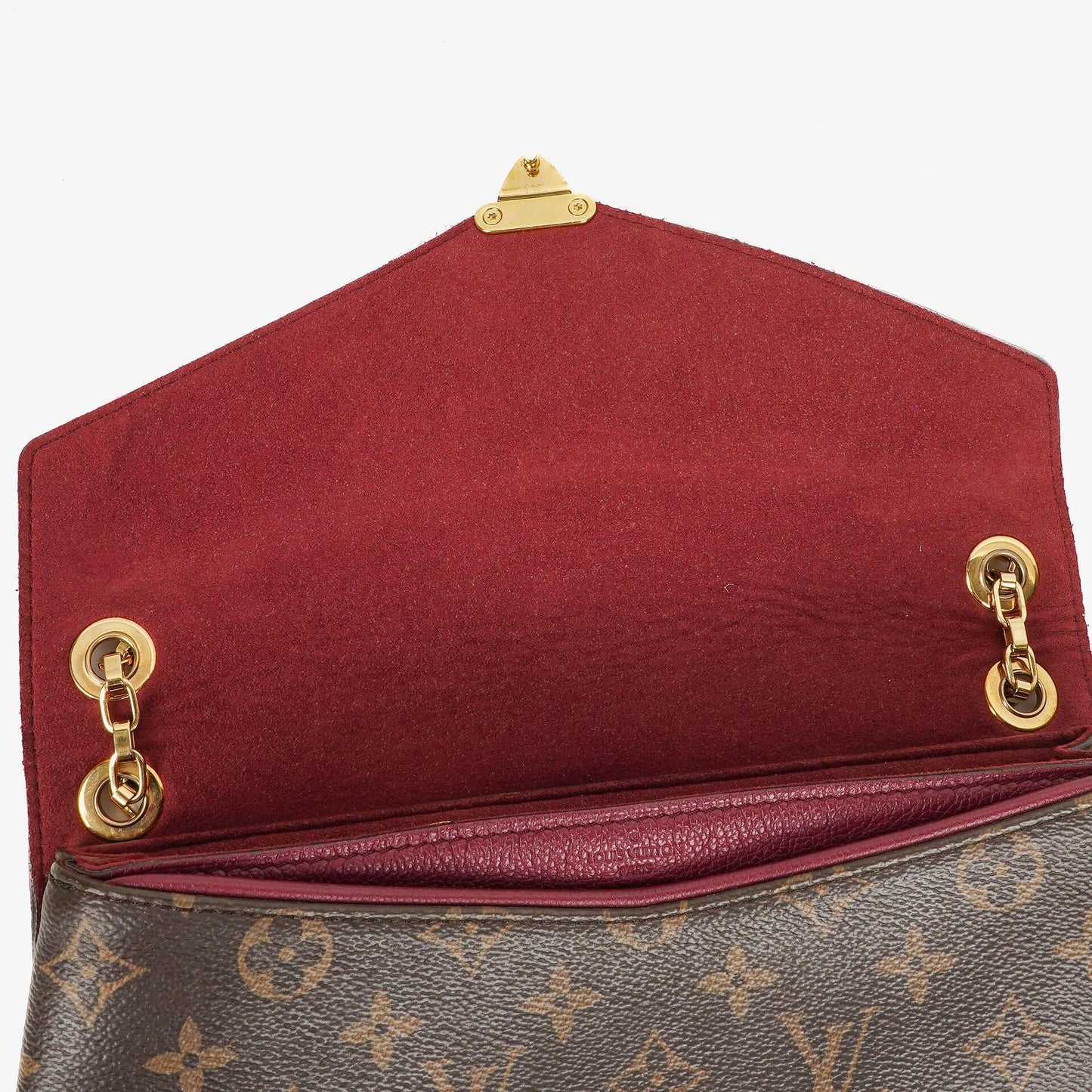 Louis Vuitton Pallas Tasche aus Monogram Canvas in Aurore