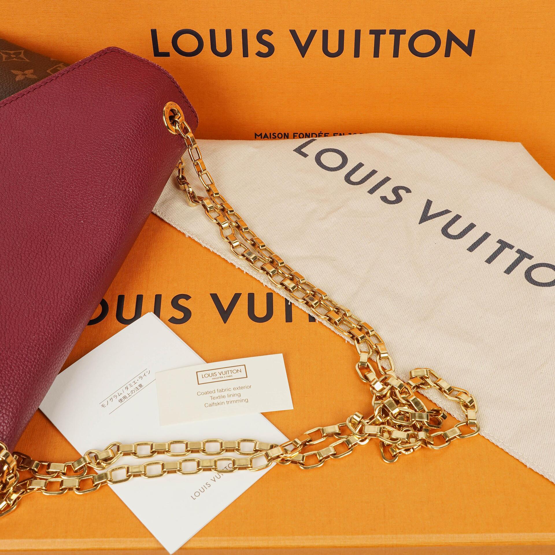 Louis Vuitton Pallas Tasche aus Monogram Canvas in Aurore
