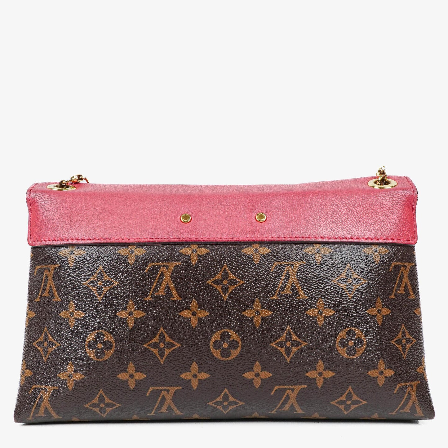 Louis Vuitton Pallas Rose Litchi Chain Tasche aus Monogram Canvas