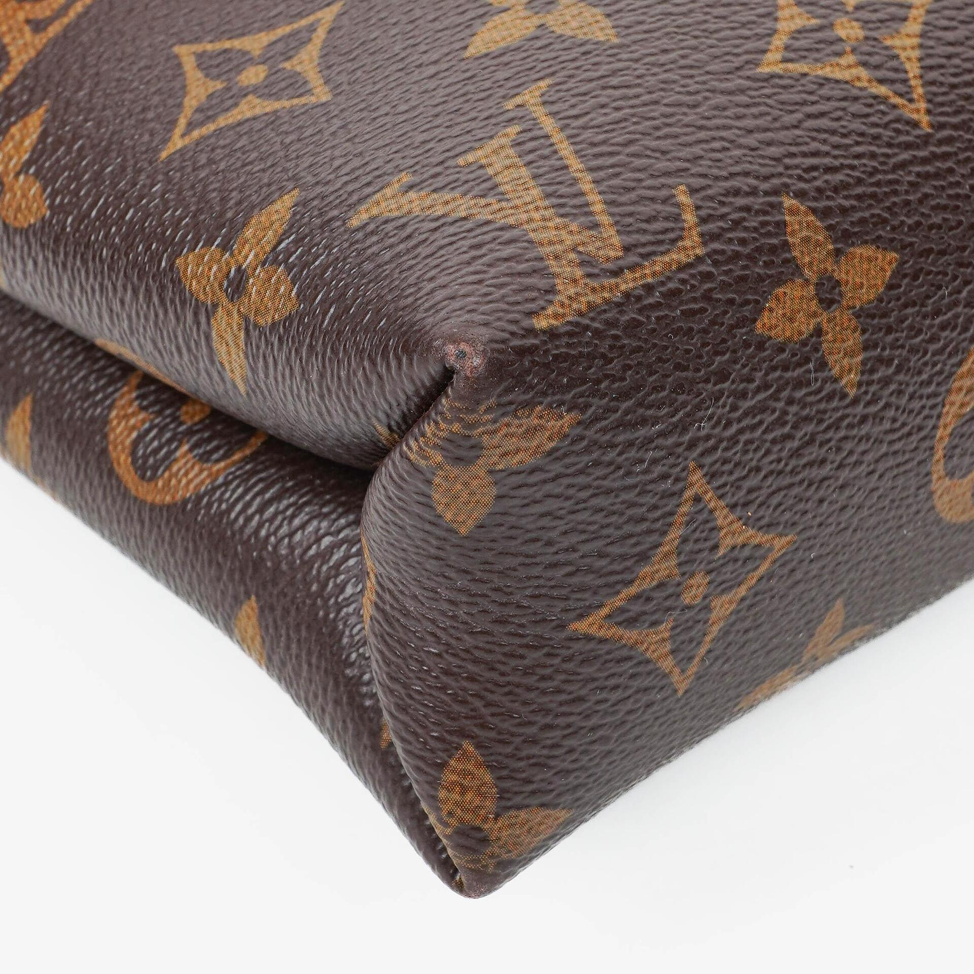 Louis Vuitton Pallas Rose Litchi Chain Tasche aus Monogram Canvas