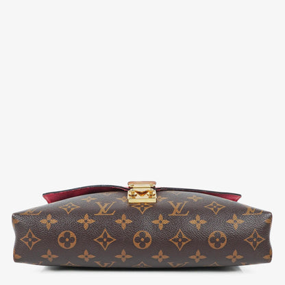 Louis Vuitton Pallas Rose Litchi Chain Tasche aus Monogram Canvas