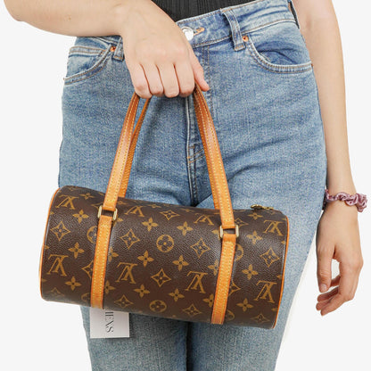 Louis Vuitton Papillon 25 Vintage Handtasche aus Monogram Canvas