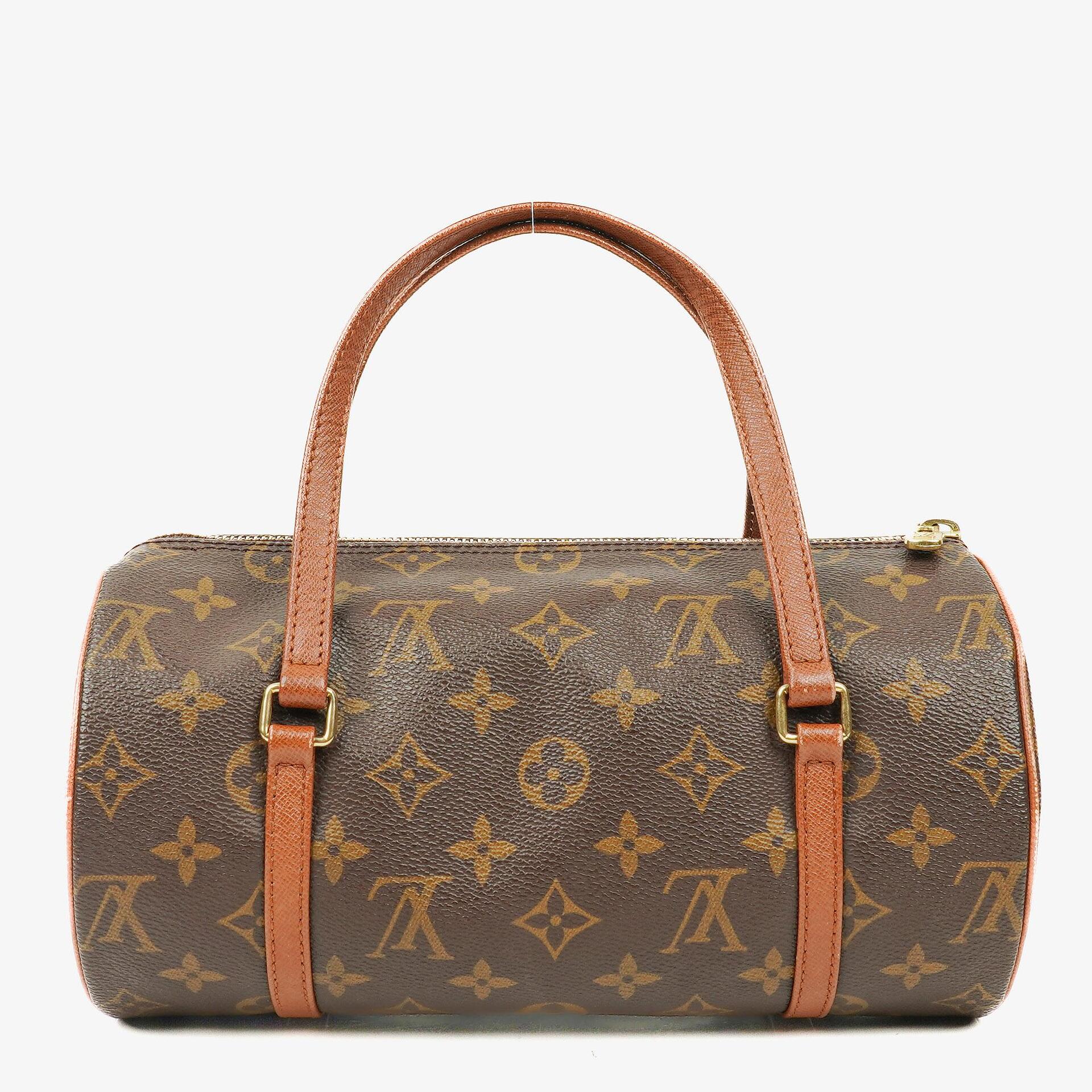 Louis Vuitton Papillon 25 Vintage Monogram Canvas Handtasche