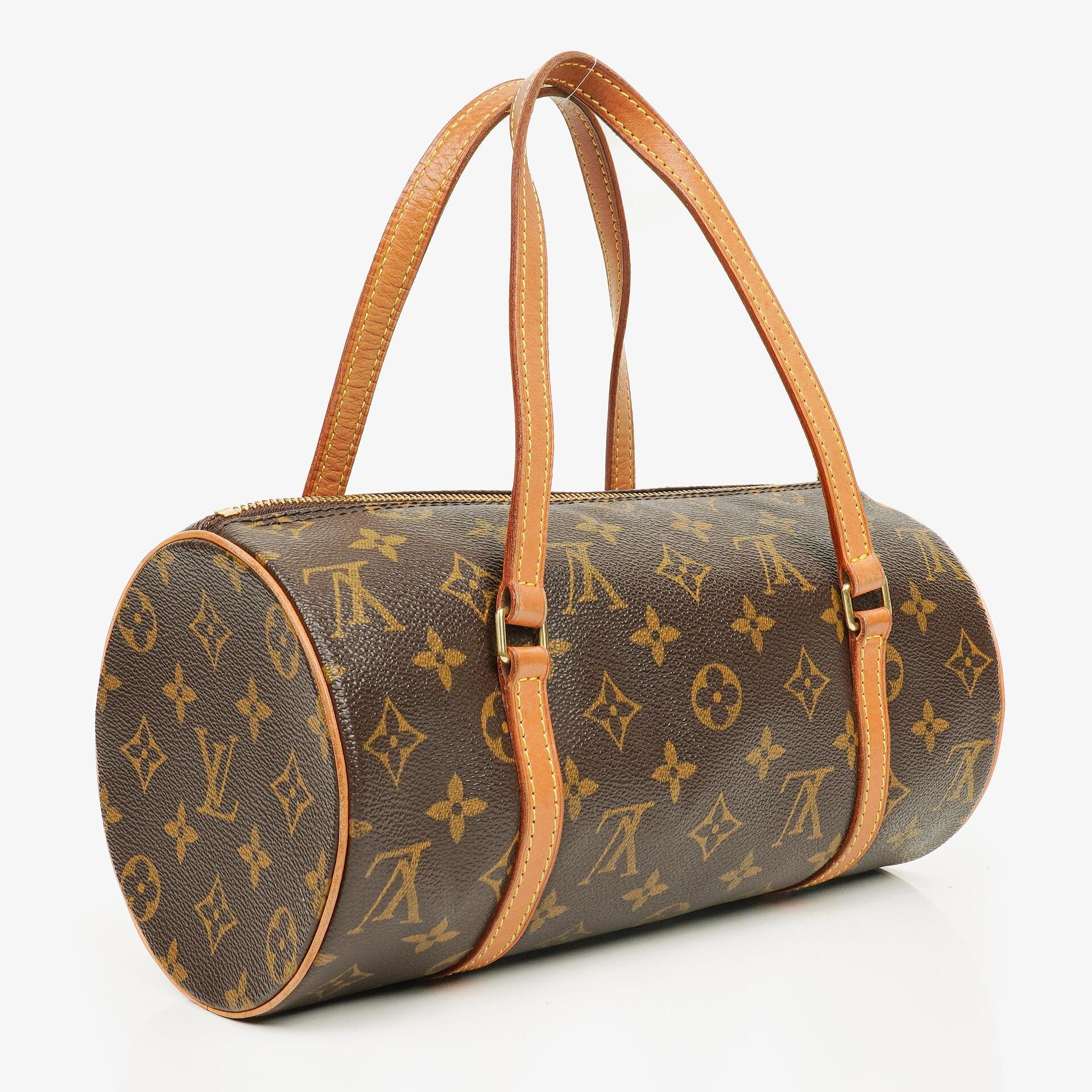 Louis Vuitton Papillon 25 Vintage Monogram Canvas Handtasche
