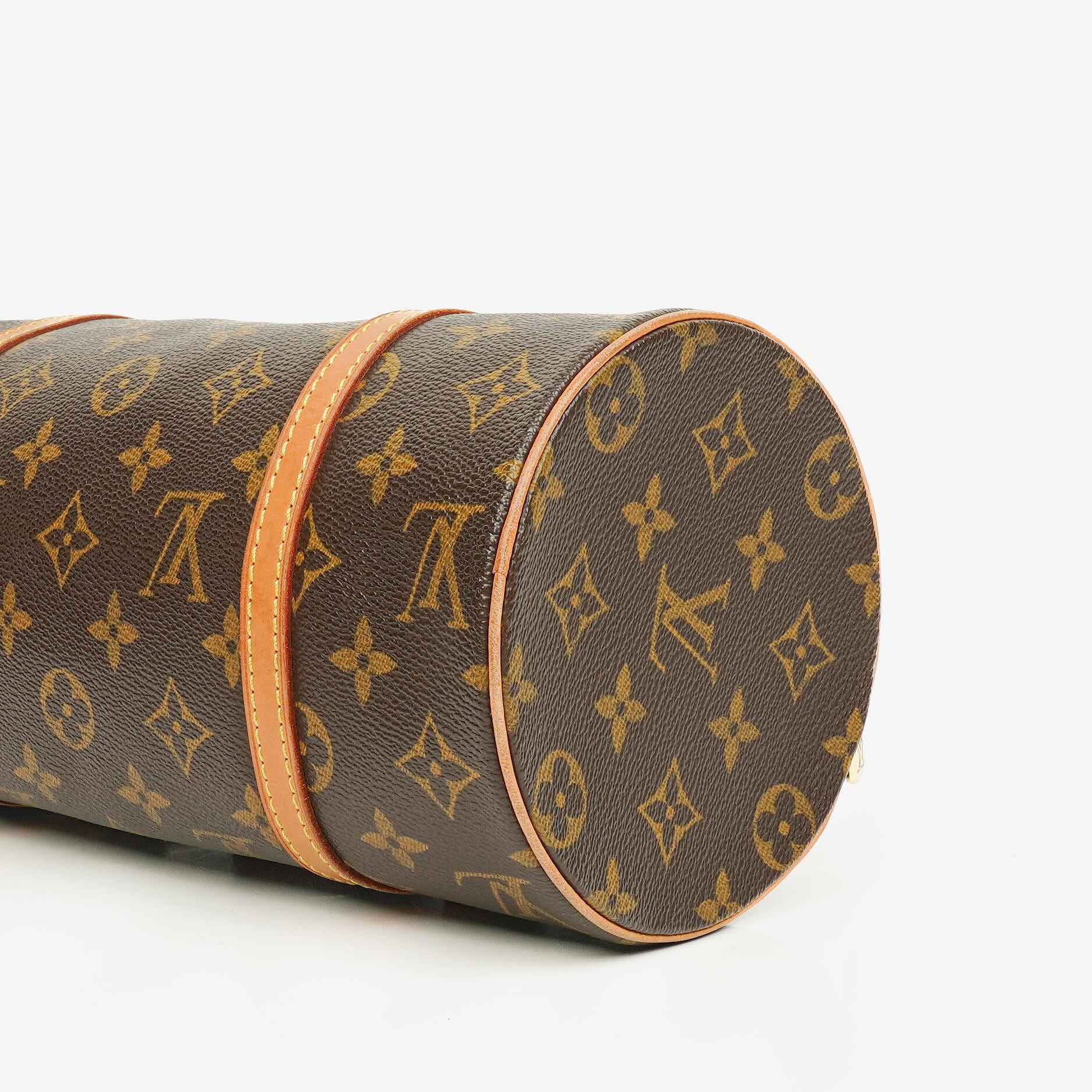 Louis Vuitton Papillon 25 Vintage Monogram Canvas Handtasche