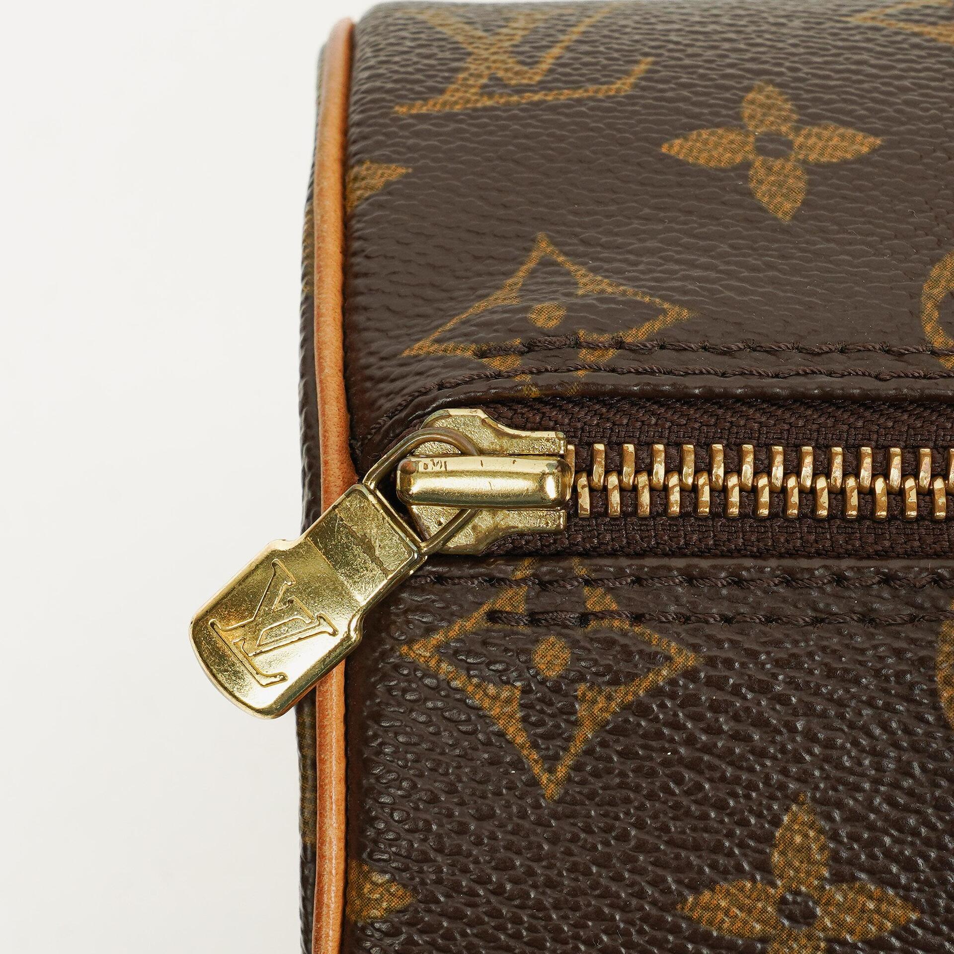 Louis Vuitton Papillon 25 Vintage Monogram Canvas Handtasche
