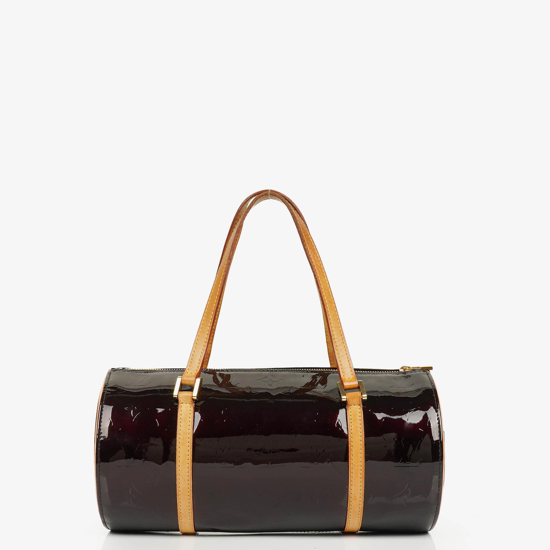 Louis Vuitton Papillon 30 Bedford Tasche aus Amarante Monogram Vernis Leder