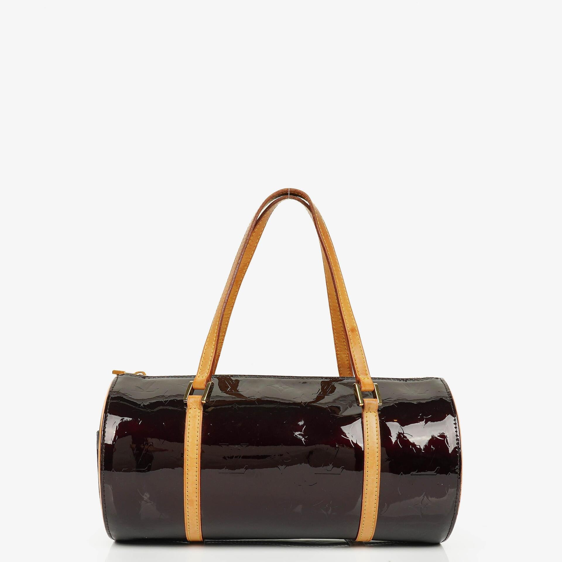 Louis Vuitton Papillon 30 Bedford Tasche aus Amarante Monogram Vernis Leder