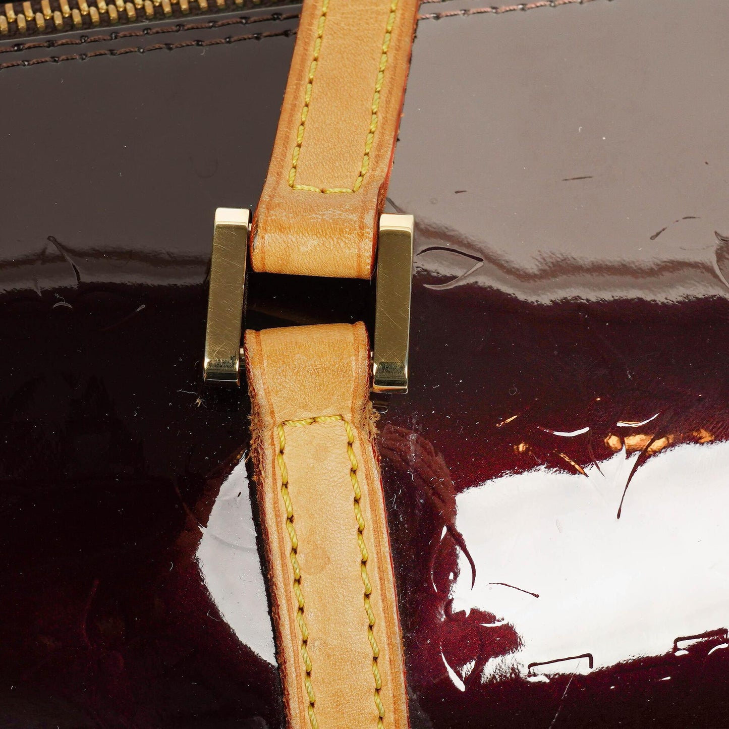 Louis Vuitton Papillon 30 Bedford Tasche aus Amarante Monogram Vernis Leder
