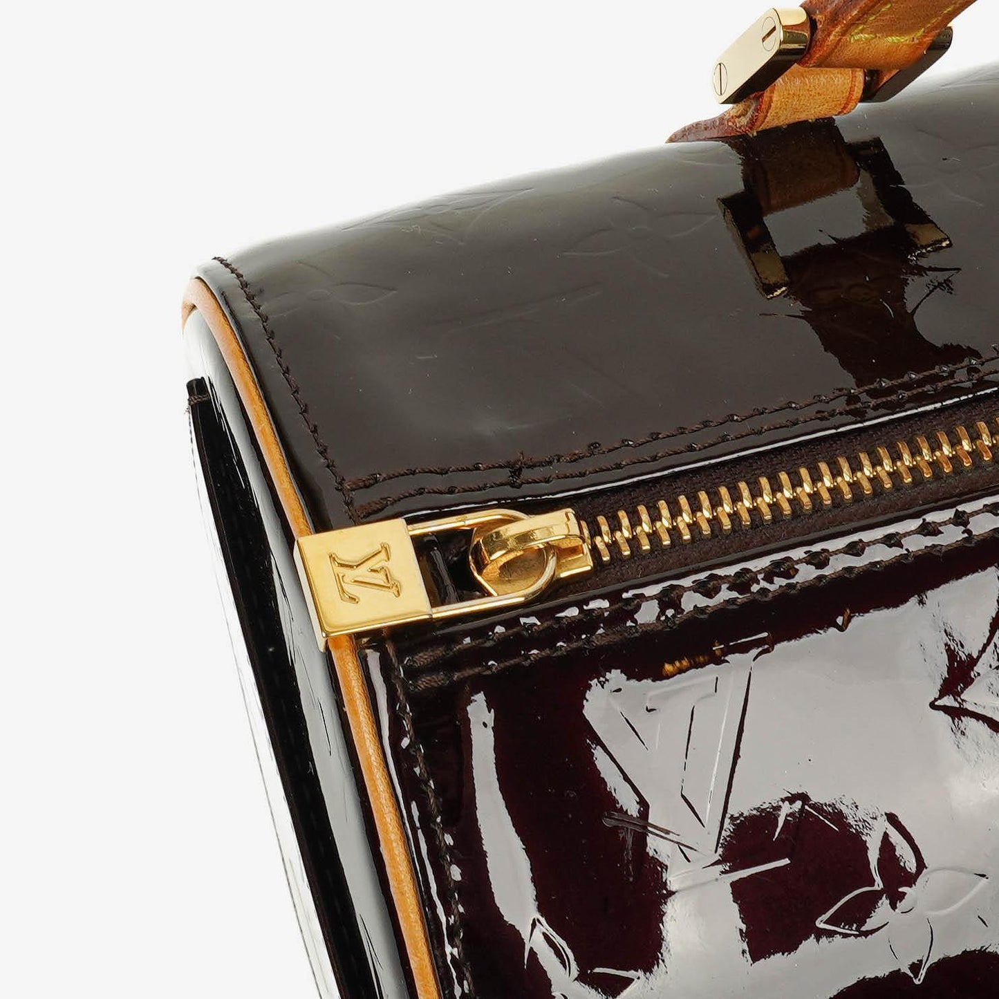 Louis Vuitton Papillon 30 Bedford Tasche aus Amarante Monogram Vernis Leder