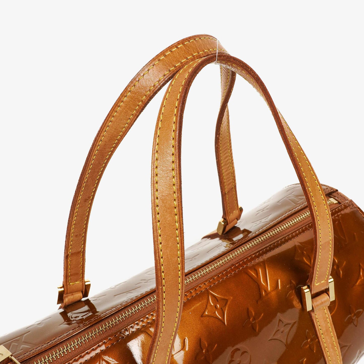 Louis Vuitton Papillon 30 Bedford Tasche aus Monogram Vernis Leder in Bronze