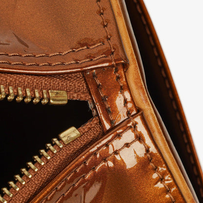 Louis Vuitton Papillon 30 Bedford Tasche aus Monogram Vernis Leder in Bronze