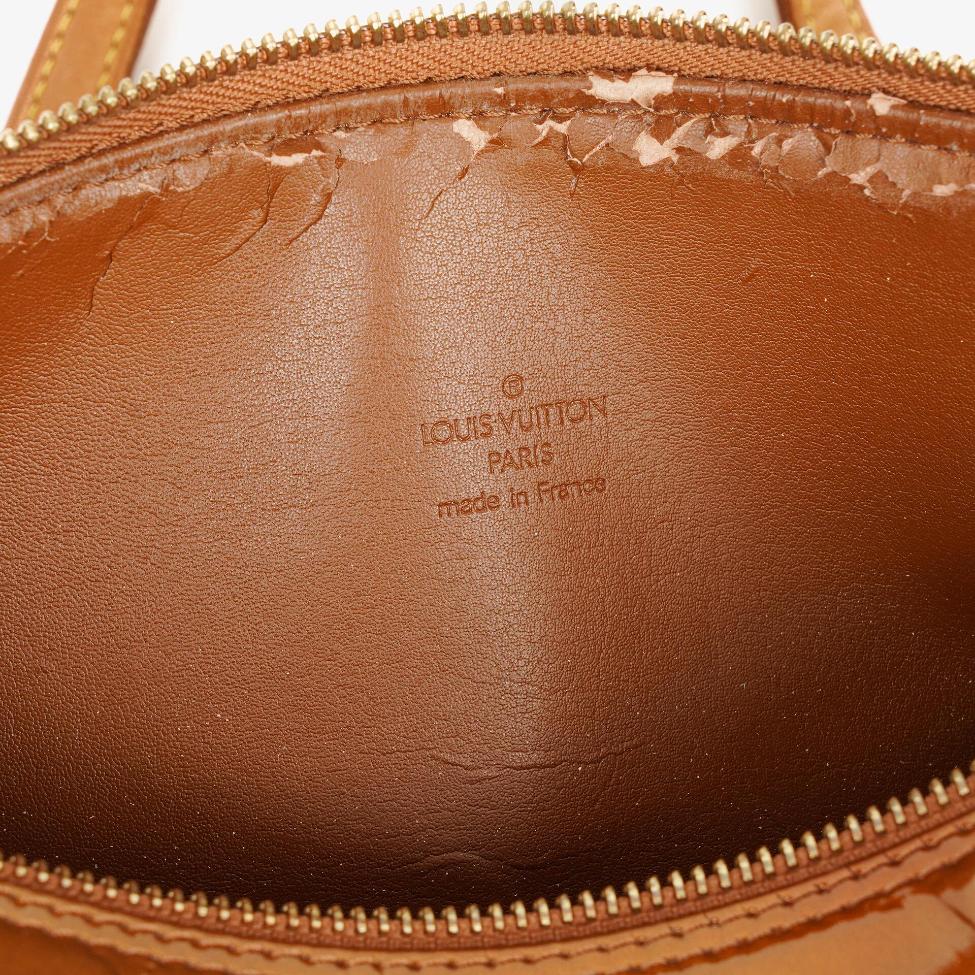 Louis Vuitton Papillon 30 Bedford Tasche aus Monogram Vernis Leder in Bronze