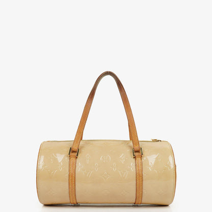 Louis Vuitton Papillon 30 Bedford Tasche aus cremebeigem Monogram Vernis Leder