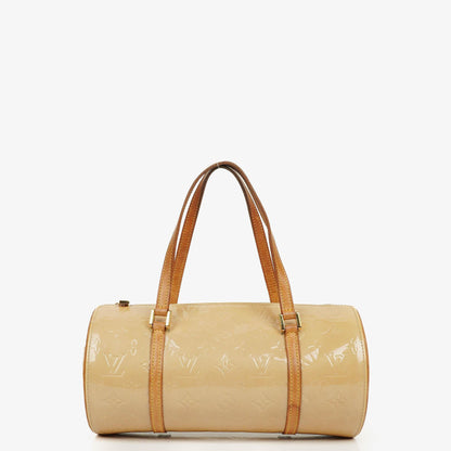 Louis Vuitton Papillon 30 Bedford Tasche aus cremebeigem Monogram Vernis Leder