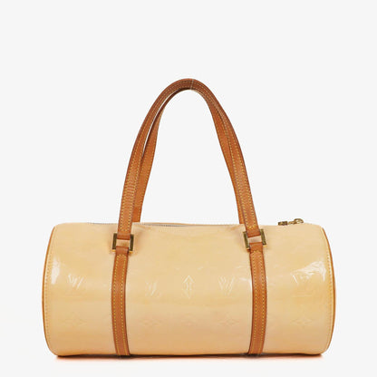 Louis Vuitton Papillon 30 Bedford Tasche aus cremebeigem Monogram Vernis Leder