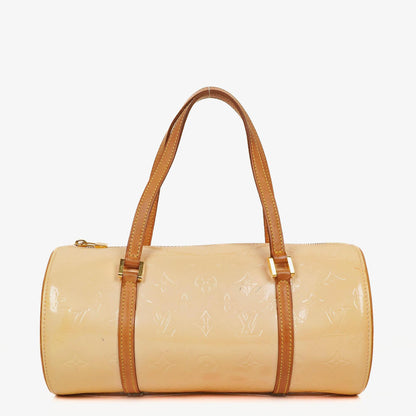 Louis Vuitton Papillon 30 Bedford Tasche aus cremebeigem Monogram Vernis Leder