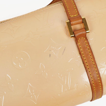 Louis Vuitton Papillon 30 Bedford Tasche aus cremebeigem Monogram Vernis Leder