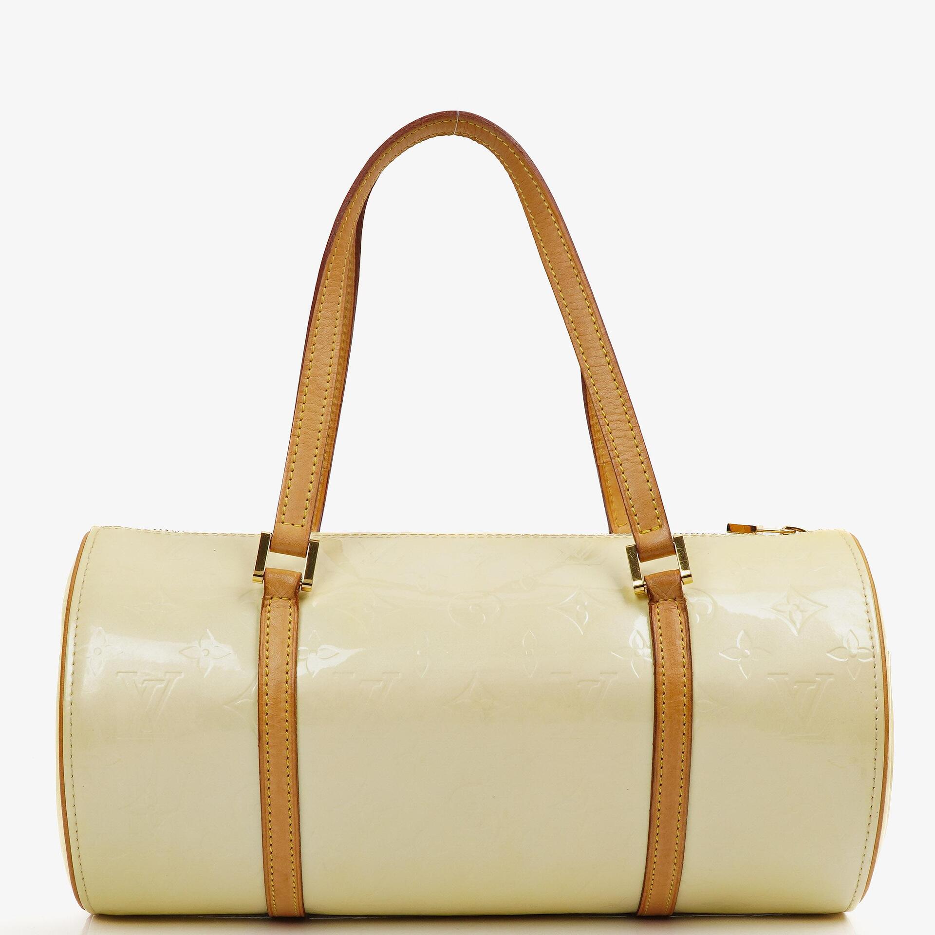 Louis Vuitton Papillon 30 Bedford Perle Monogram Vernis Leder Tasche