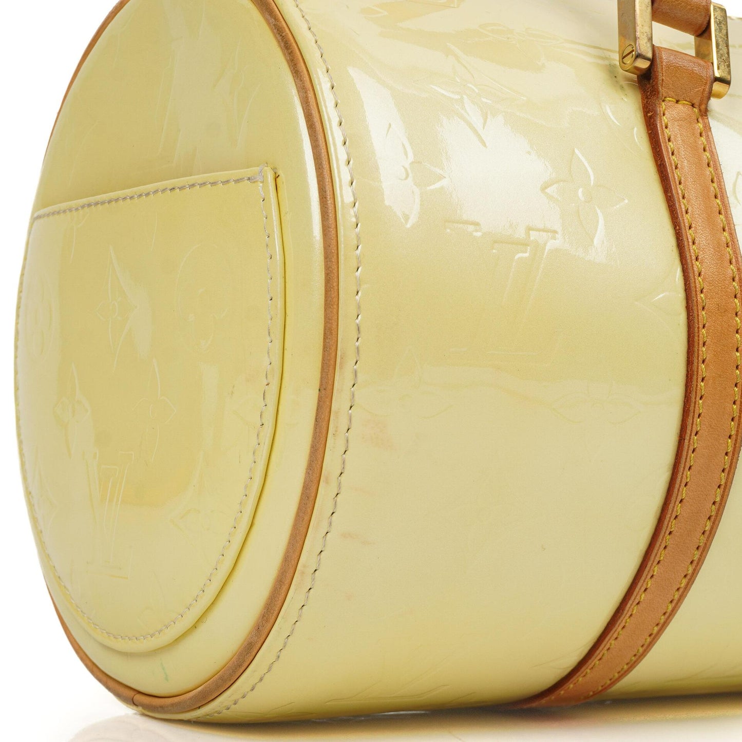 Louis Vuitton Papillon 30 Bedford Perle Monogram Vernis Leder Handtasche