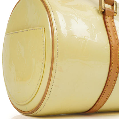 Louis Vuitton Papillon 30 Bedford Perle Monogram Vernis Leder Handtasche