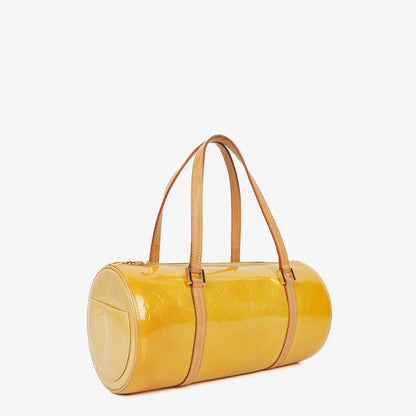 Louis Vuitton Papillon 30 Bedford Tasche aus gelbem Monogram Vernis Leder
