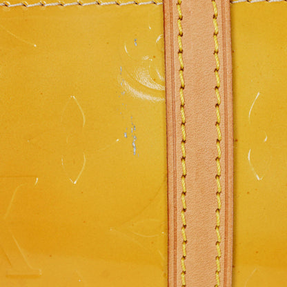 Louis Vuitton Papillon 30 Bedford Tasche aus gelbem Monogram Vernis Leder