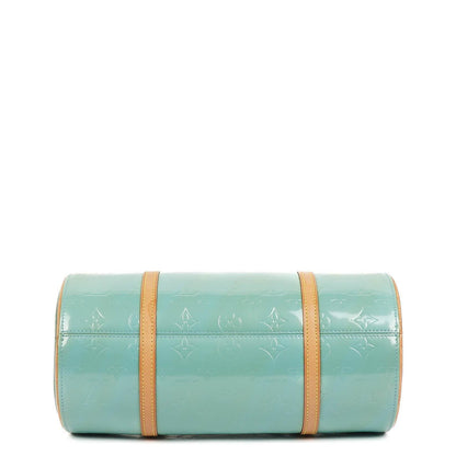 Louis Vuitton Papillon 30 Blau Monogram Vernis Leder Handtasche