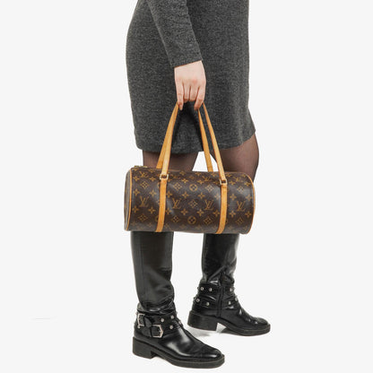 Louis Vuitton Vintage Papillon 30 Handtasche aus Monogram Canvas
