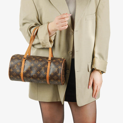 Louis Vuitton Papillon 30 Vintage Monogram Canvas Handtasche
