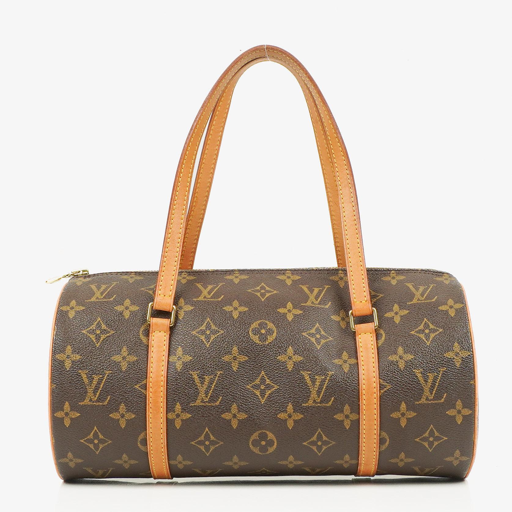 Louis Vuitton Papillon 30 Vintage Monogram Canvas Handtasche mit Mini Papillon Pochette