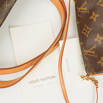 Louis Vuitton Papillon 30 Vintage Monogram Canvas Handtasche mit Mini Papillon Pochette
