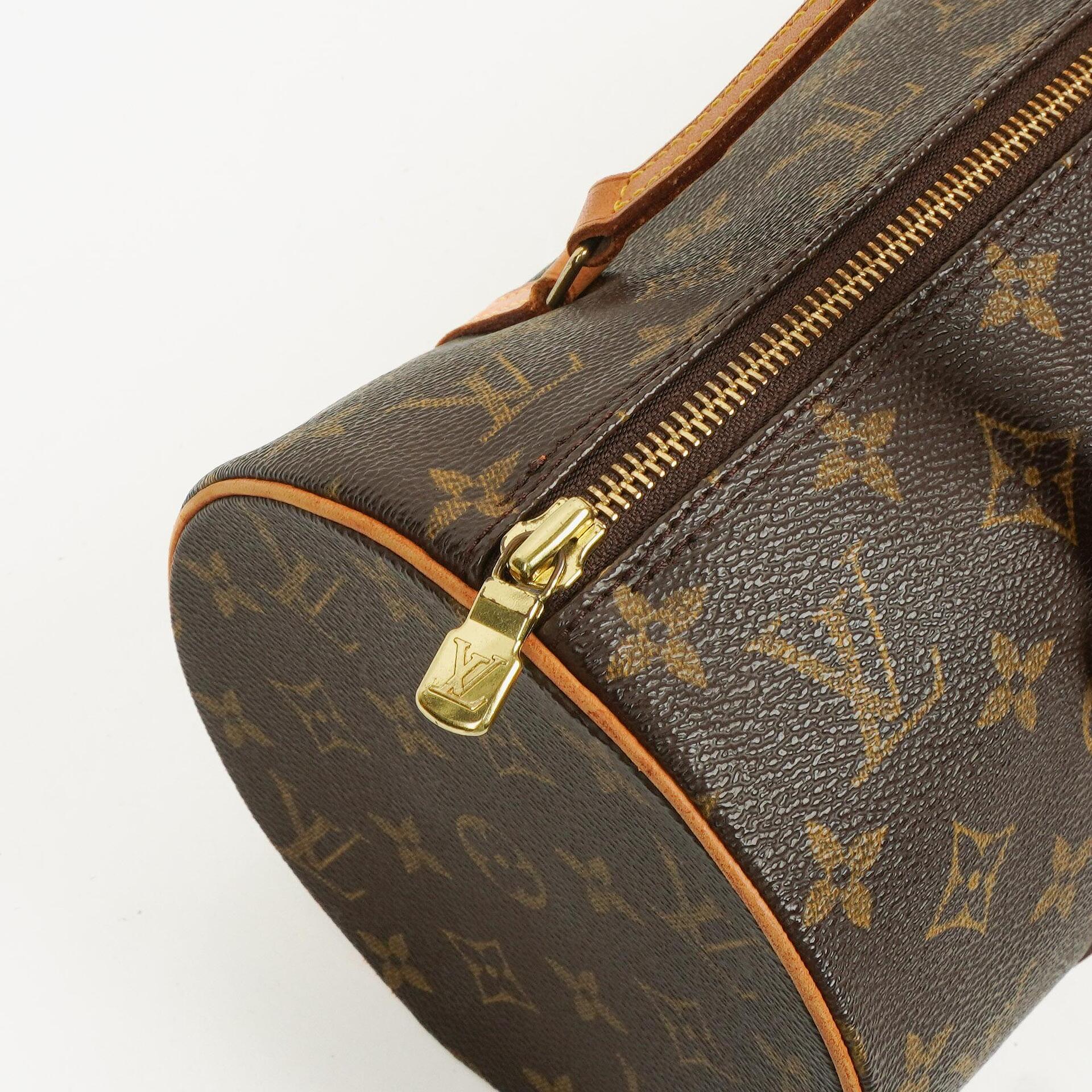 Louis Vuitton Papillon 30 Vintage Monogram Canvas Handtasche mit Mini Papillon Pochette